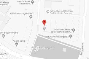 Google Map Ausschnitt - Ansbacher Straße 17–19, 10787 Berlin